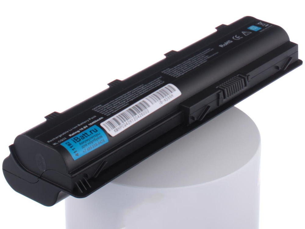 Аккумулятор iBatt 10400mAh, для HP- G62 CQ57 CQ58 630 Presario 635 CQ56 G42 Pavilion dv6-3125er G62-b26ER dv6-6b54er g6-2165sr g6-2137sr