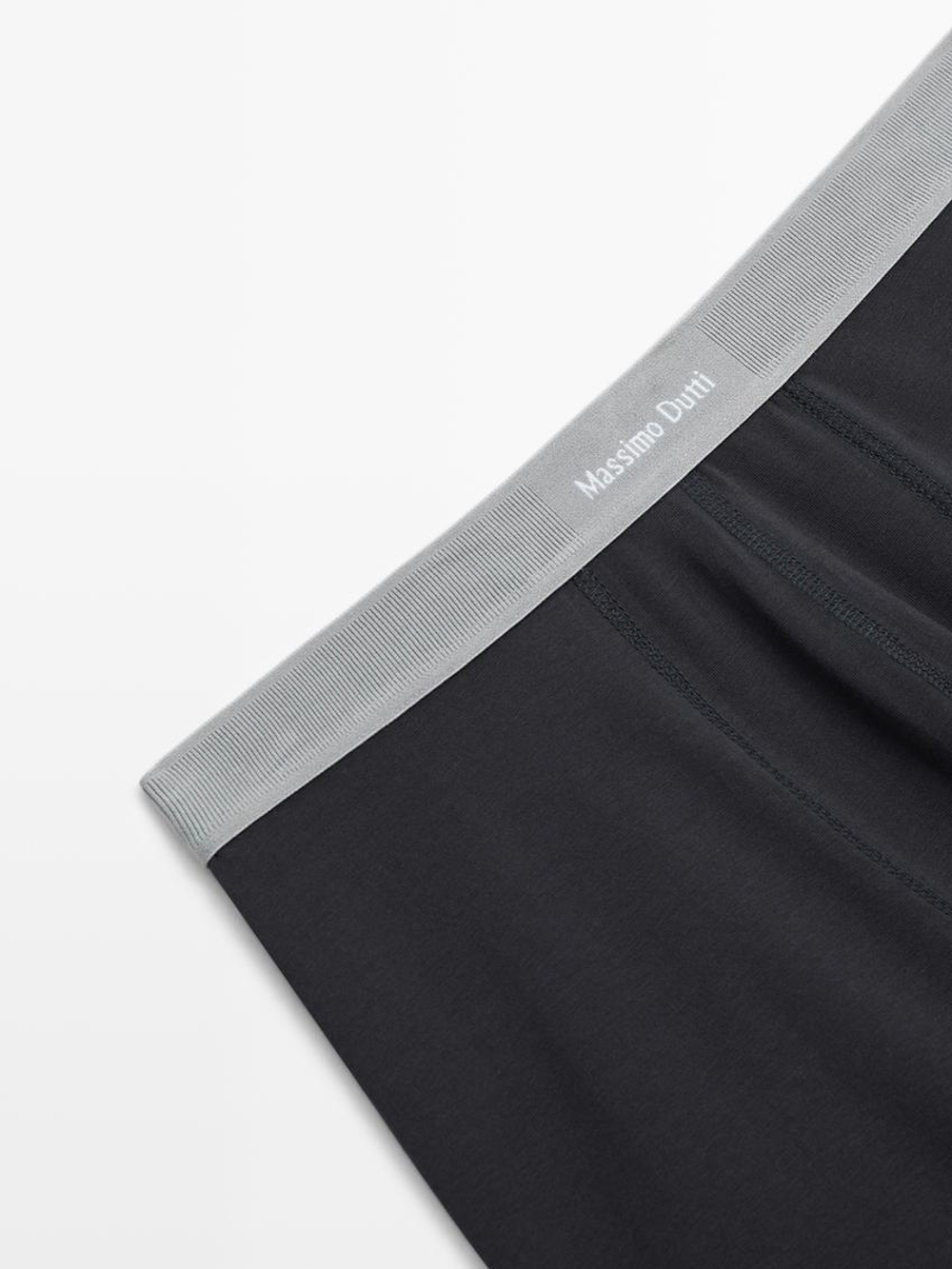 Massimo Dutti Боксеры с поясом и логотипом, темно-синий