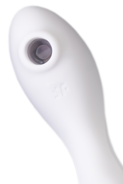 Вакуумный стимулятор клитора Satisfyer Curvy Trinity 5+, белый