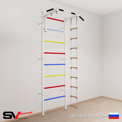 Шведская стенка Sv Sport усиленная 611 (Турник стандарт/Лестница)