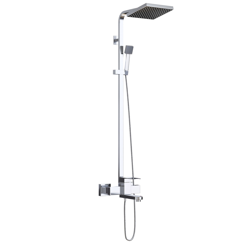 Душевая система 40к MIXLINE МЛ2433 (ML2433) излив лейка 1 позиция +лейка "Тропический душ" ХРОМ