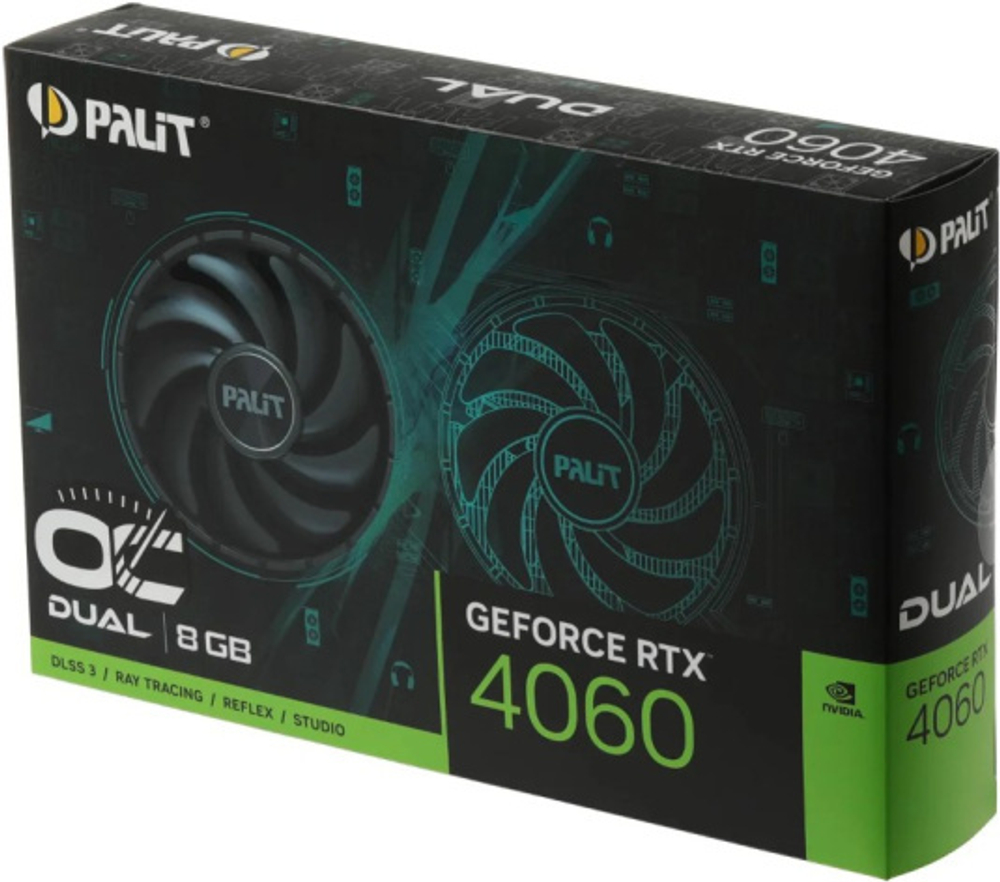 Видеокарта Palit GeForce RTX 4060 Dual OC (NE64060T19P1-1070D V1)