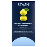 Stash Tea, черный чай, двойной бергамот, бергамот, 18 чайных пакетиков, 33 г (1,1 унции)