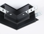 Коннектор угловой для встраиваемого шинопровода Magnetic GL3354 BK черный 85*85*H46.8