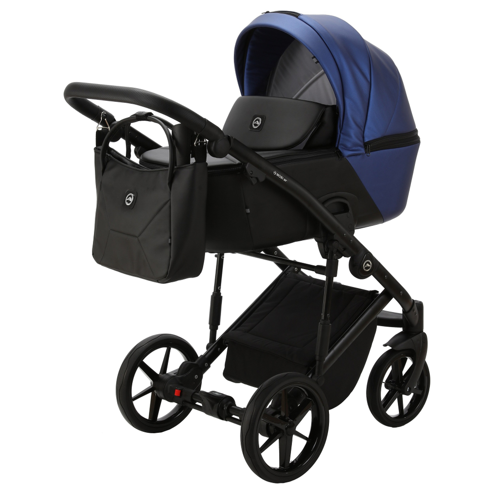 Детская универсальная коляска Adamex MOBI Deluxe SD-13 (2в1) 100% экокожа