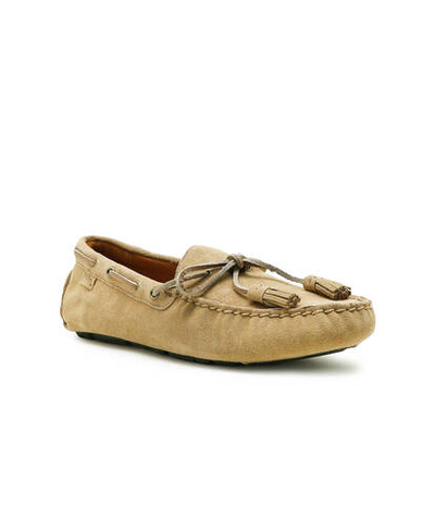 Кожаные мокасины anders POLO RALPH LAUREN - песочный(803916580)