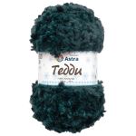 Пряжа Astra Premium (Астра Премиум) Тедди букле / уп.1 мот. по 150 г, 35 м, 04 темный изумруд
