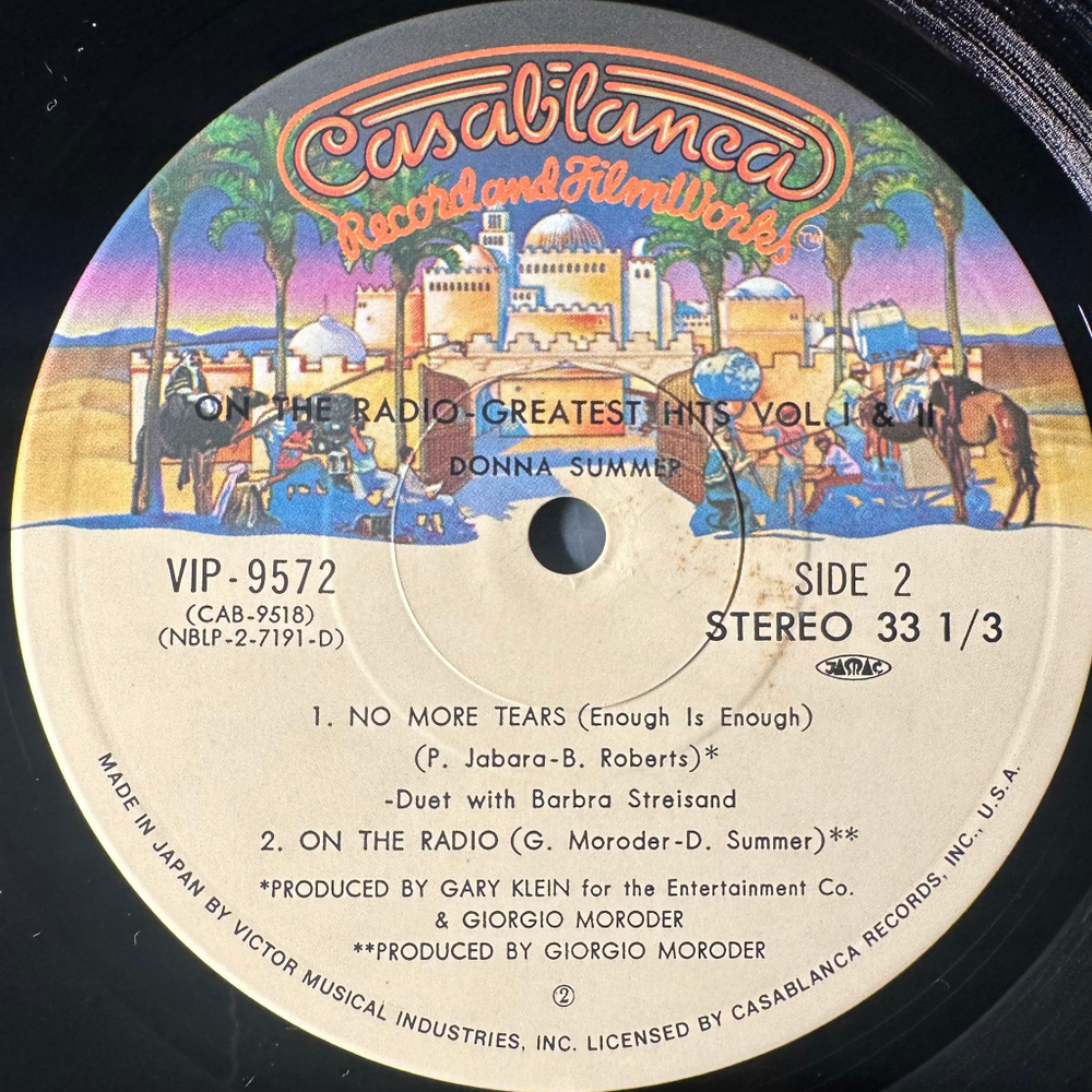 Donna Summer - On The Radio - Greatest Hits Vol. I & II 2LP (Япония 1979г.)
