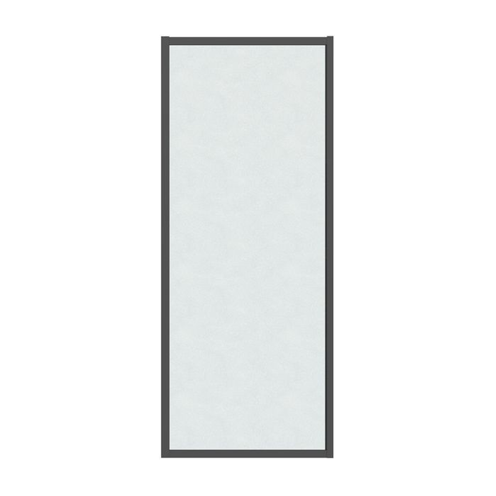 Боковая стенка Grossman Style 200.K33.05.100.21.02 (100х195) черный матовый,стекло шиншилла, 1 место