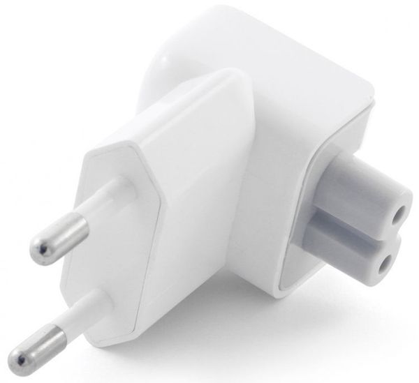 Фирменный европейский переходник для блоков питания Apple MacBook, iPad