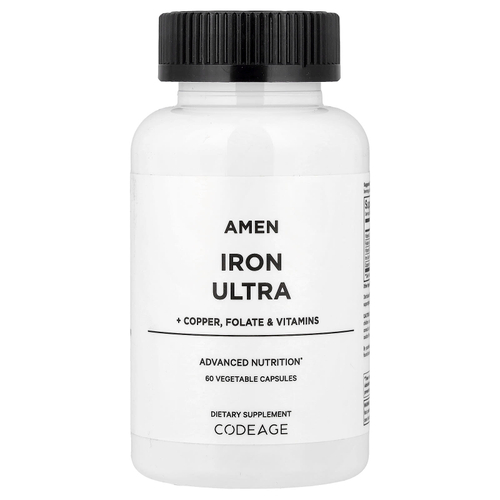 Codeage, Amen, Iron Ultra, 60 растительных капсул