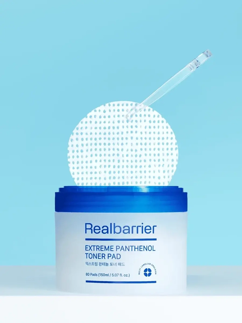 Real Barrier Ламеллярные восстанавливающие тонер-пэды с пантенолом Extreme Pathenol Toner Pad 80 шт