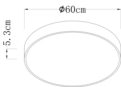 Потолочный светильник Arte Lamp ARENA A2673PL-1BK, 1хLED