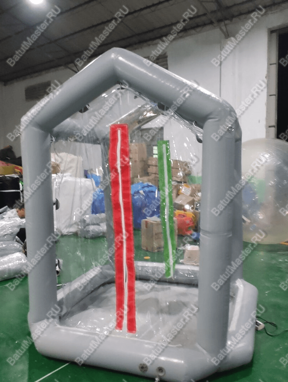 Прозрачный надувной шатёр «Призма», 1,5×1,5×2,5 м