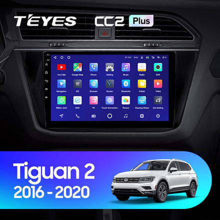 Teyes CC2 Plus 10.2" для Volkswagen Tiguan 2016-2020