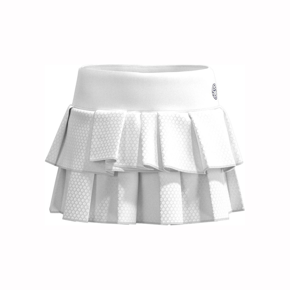 Женская теннисная юбка BIDI BADU Crew Pleated Skirt Women - White