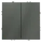 Выключатель двухклавишный Voltum S70 Титан VLS020106