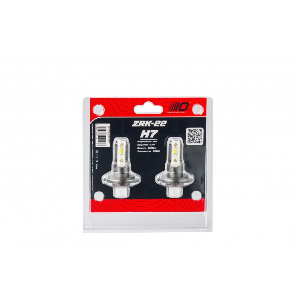 Светодиодные лампы Optima LED ZRK-22 Н7 2шт