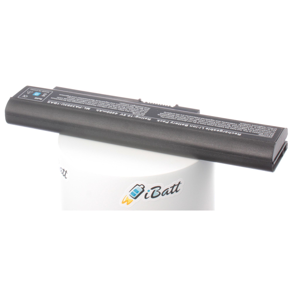 Аккумулятор iBatt 4400mAh, для PA3593U-1BRS PA3594U-1BRS PA3595U-1BRS PABAS111 PA3595U-1BAS