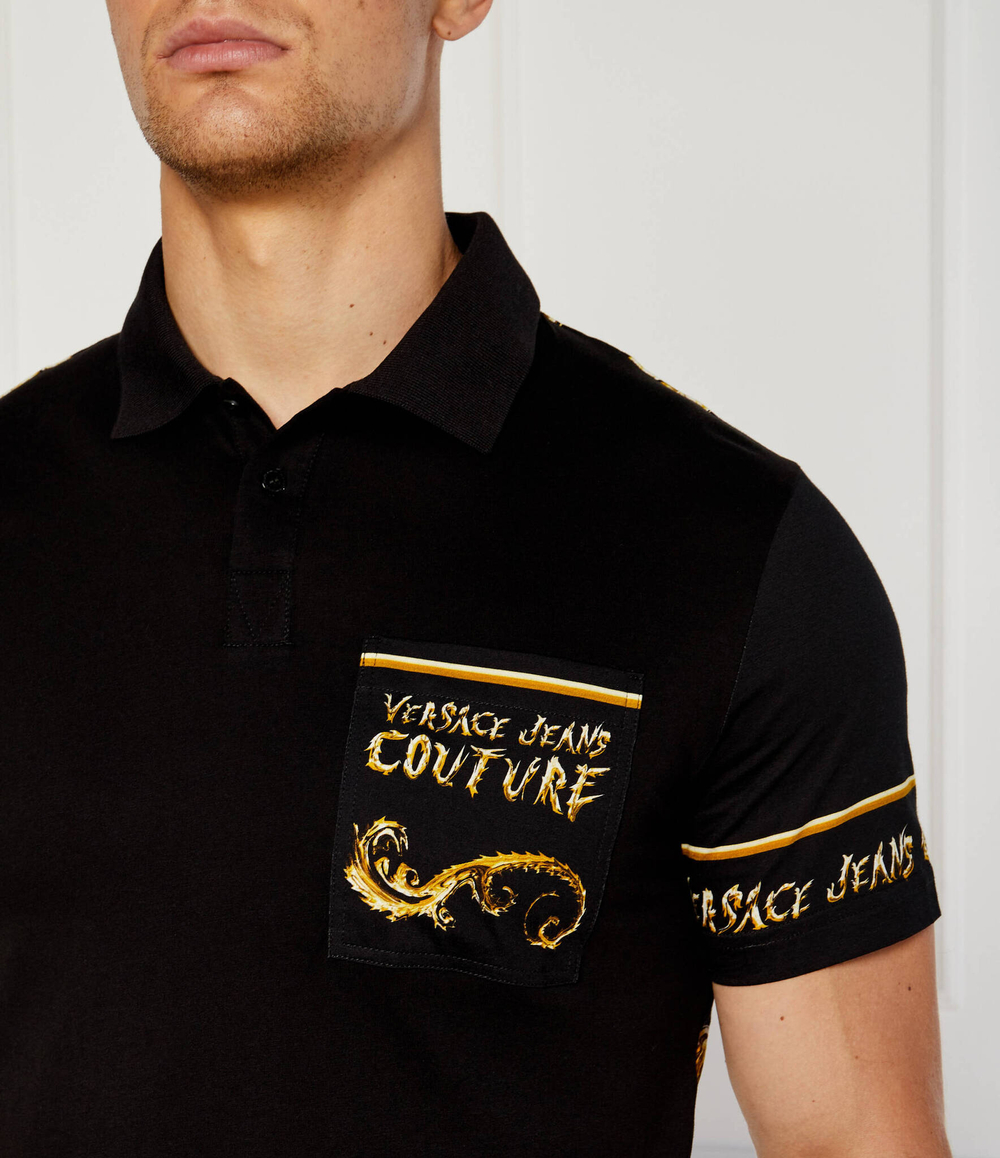 Поло Versace Jeans Couture - черный(77GAG6RBJS429)