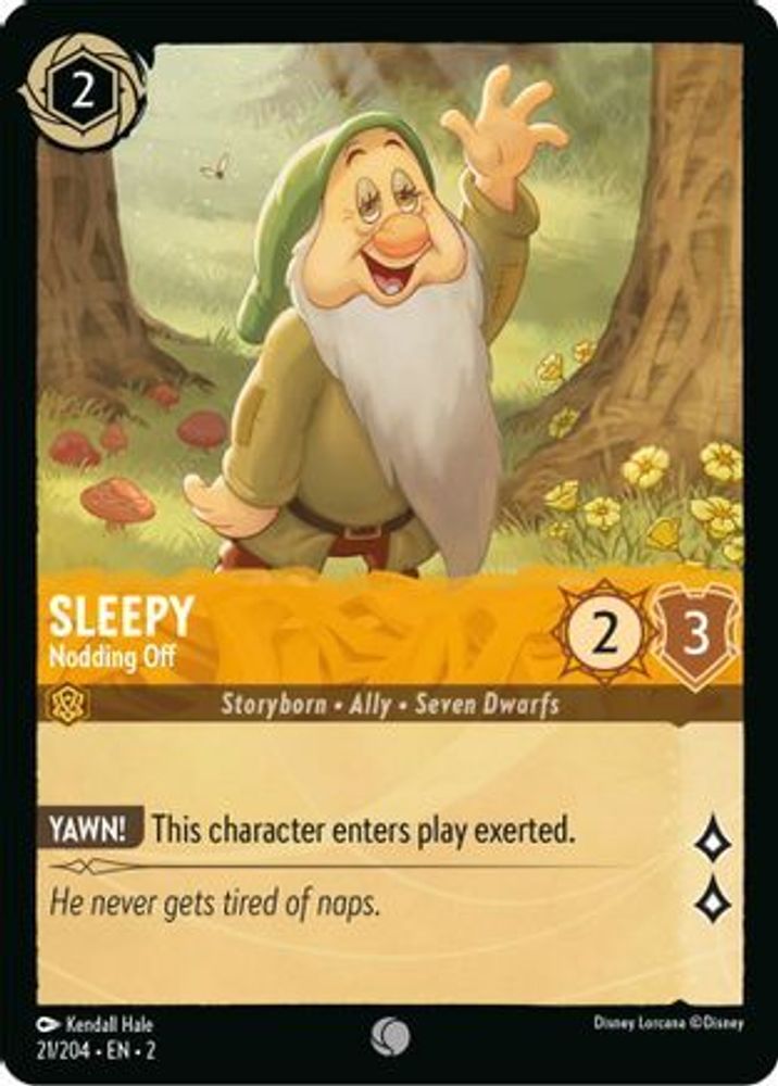 Sleepy (Nodding Off) - 21/204 - Обычная