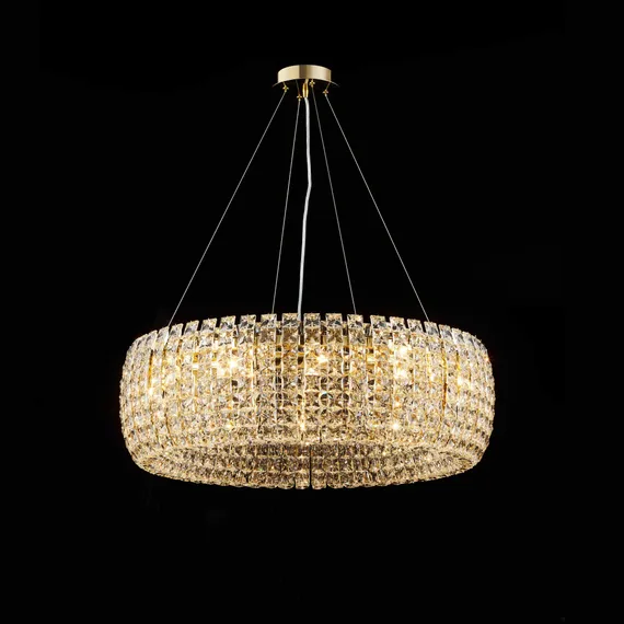 Люстра подвесная NewRgy M41-ф800*H240 H GOLD, 12×40 Вт, золотая