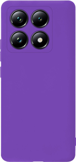 Мягкий Soft Touch чехол из силикона для XIAOMI 14T PRO с бархатной подкладкой