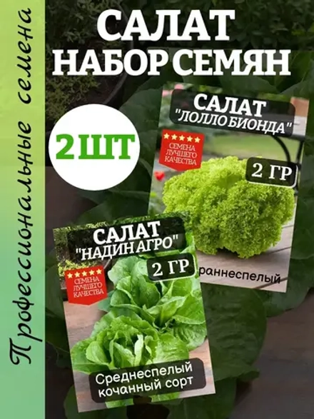 Салат семена Набор 2 шт