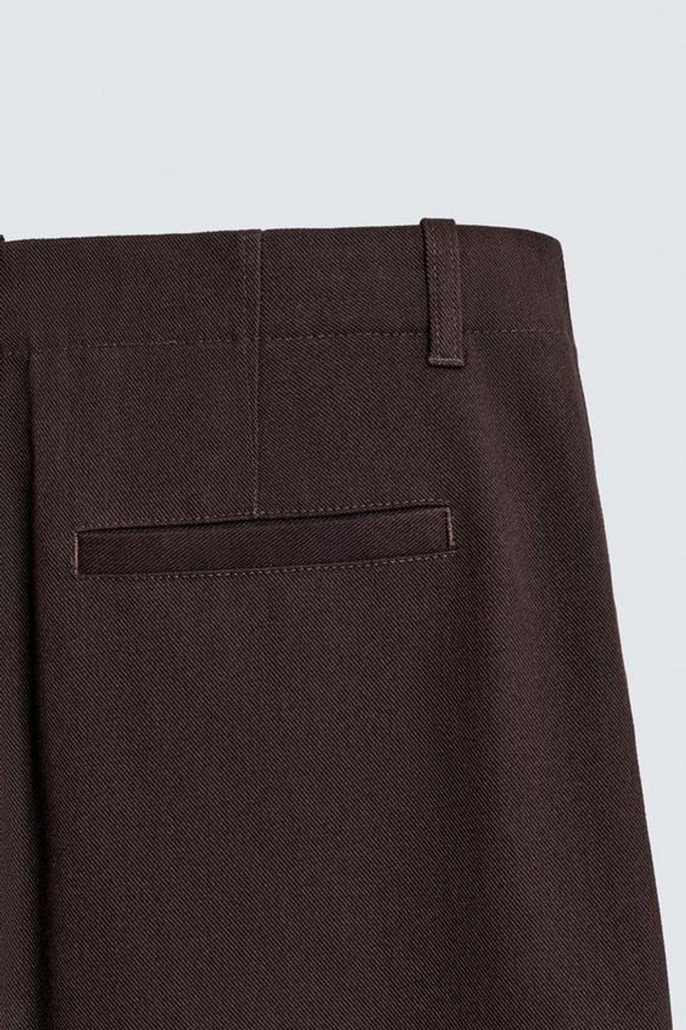 ZARA БРЮКИ BALLOON FIT ИЗ РЕЛЬЕФНОЙ ТКАНИ, ГРАНАТОВЫЙ