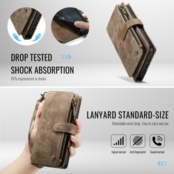 Многофункциональный чехол-кошелек CaseMe 3 in 1 Matte Wallet для iPhone 17 Pro Max