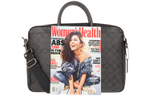 COACH Beckett Leather Laptop Bag, Briefcase, Shoulder Bag, Crossbody Bag, Handbag Large Men"s Black