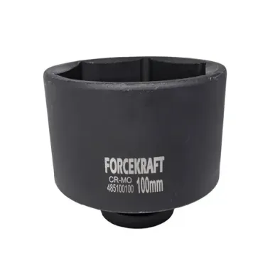 Головка ударная глубокая 1'', 100мм (6гр.) FORCEKRAFT FK-485100100
