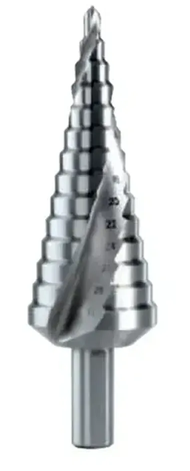 Сверло ступеньчатое спиральное HSSG 4-30мм (d10mm, L100mm) Krino 124006