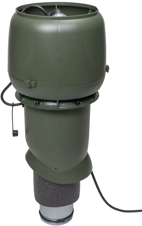 Vilpe E190P/125/500 73596 Вентилятор с шумопоглотителем ЗЕЛЕНЫЙ