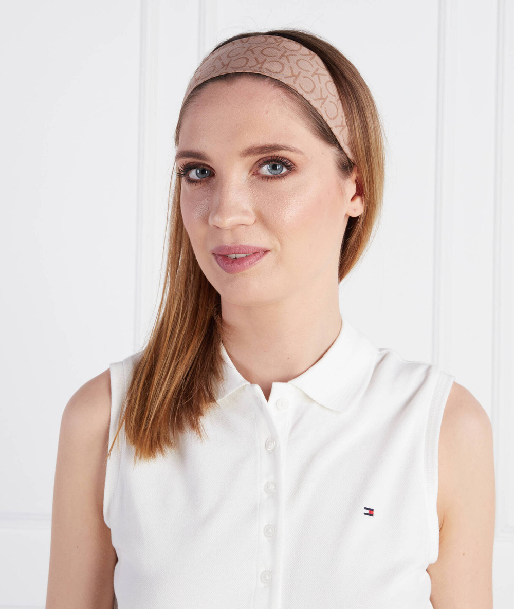 Повязка LIGHT HEADBAND MONO Calvin Klein - коричневый(K60K610549)