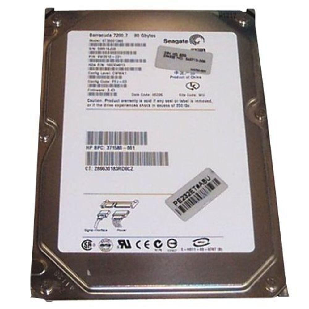 Жесткий диск Seagate 80Gb 7200 rpm SATAII 3.5" 9W2812-130