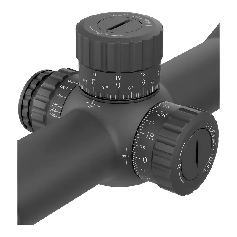 Прицел Vector Optics Tauron (Taurus) HD MIL 6-24x50 FFP PRS, SF,VTA-3 (MIL) - барабанчики ввода поправок крупным планом