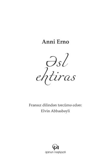 Əsl ehtiras