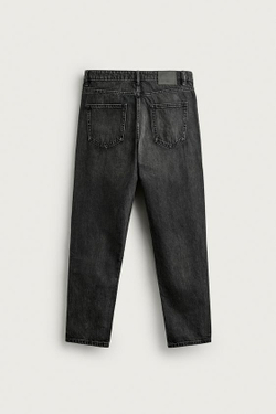 ZARA ДЖИНСЫ SLIM TAPERED, УГОЛЬНЫЙ