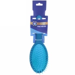 Расческа массажная «Lady Brush», форма овальная, цвет синий, 22,5*7см (блистер Ultramarine)