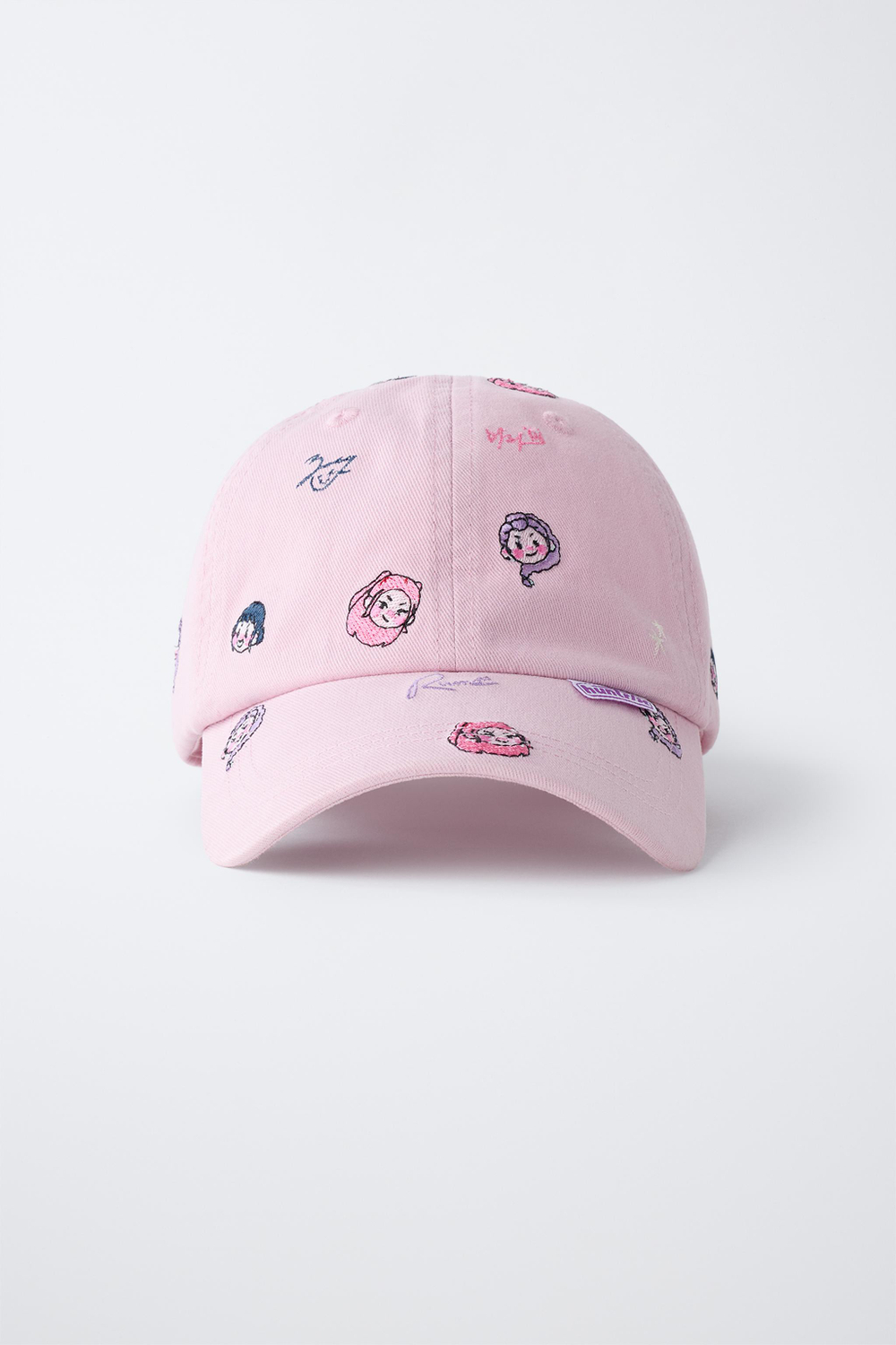 ZARA БЕЙСБОЛКА С ВЫШИВКОЙ KPOP DEMON HUNTERS™ NETFLIX ©, РОЗОВЫЙ
