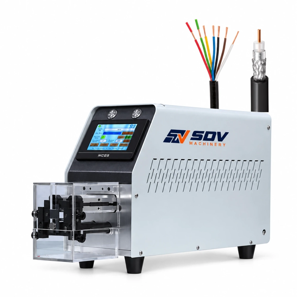 Электрический станок для снятия кабелей (0,5–16 мм² / AWG 30–4) SDV-EW-0635