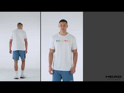 Мужская теннисная футболка Head Rainbow