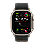 Умные часы Apple Watch Ultra 2 (2024) GPS + Cellular, 49mm, Natural Titanium Case with Black Trail Loop M/L, (Черный)