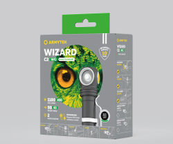 Фонарь Armytek Wizard C2 WG (свет тёплый/зелёный) [F09201W]