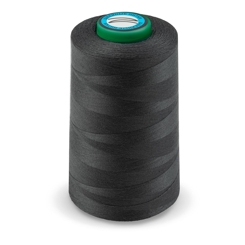 Нитки универсальные Nitka 40/2, 4570 м (5000 ярд) / 1 кат., 345 т.серый