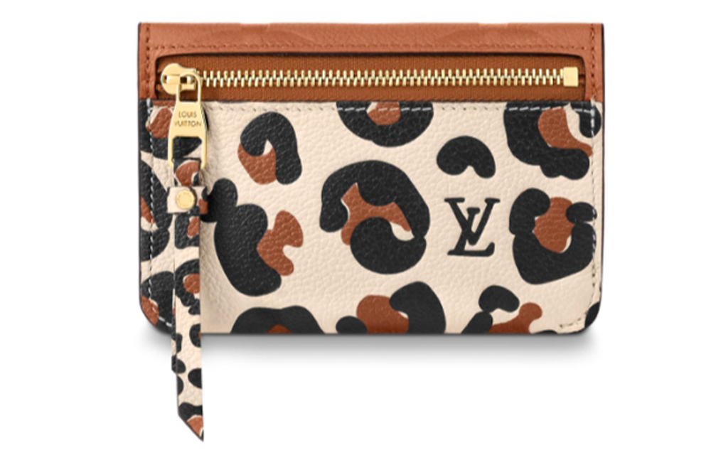 LOUIS VUITTON Key Pouch Wild At Heart Caramel