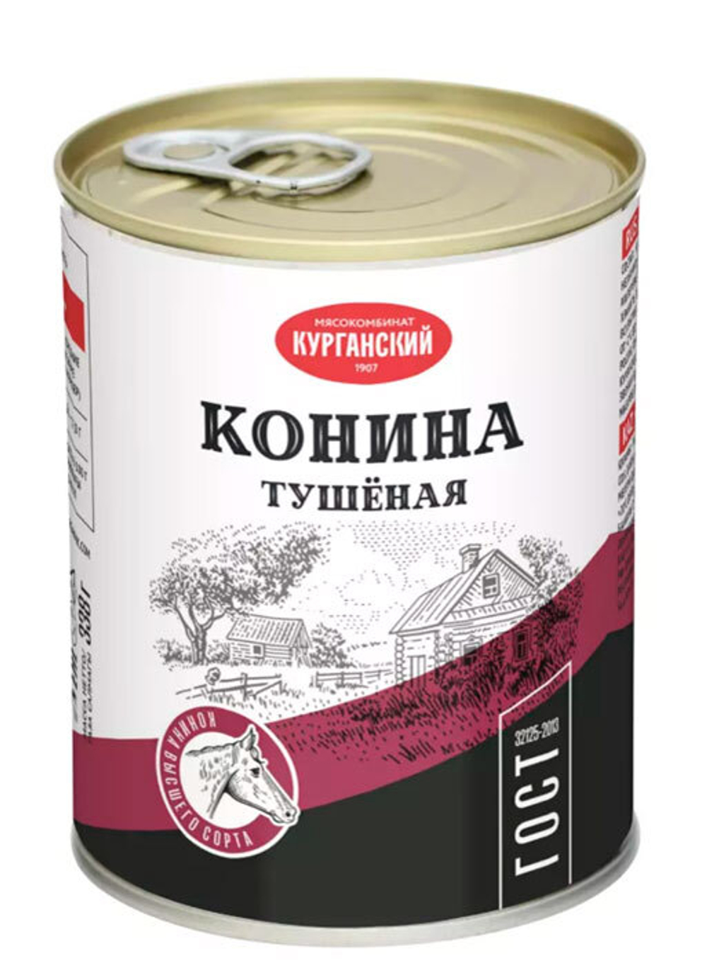 Тушёнка конина Курганский 338 г