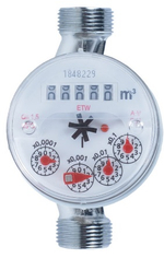 Счетчик горячей воды ZENNER ETW-N DN20