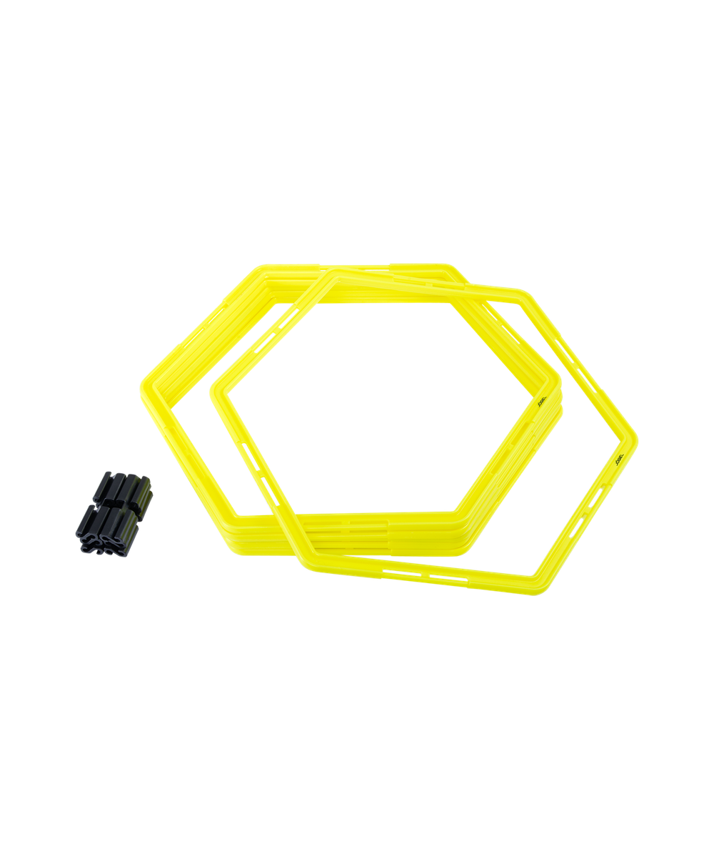 Набор шестиугольных напольных обручей JOGEL Agility Hoops JA-216, 6 шт.